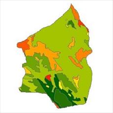 نقشه ی زمین شناسی شهرستان سمیرم سفلی